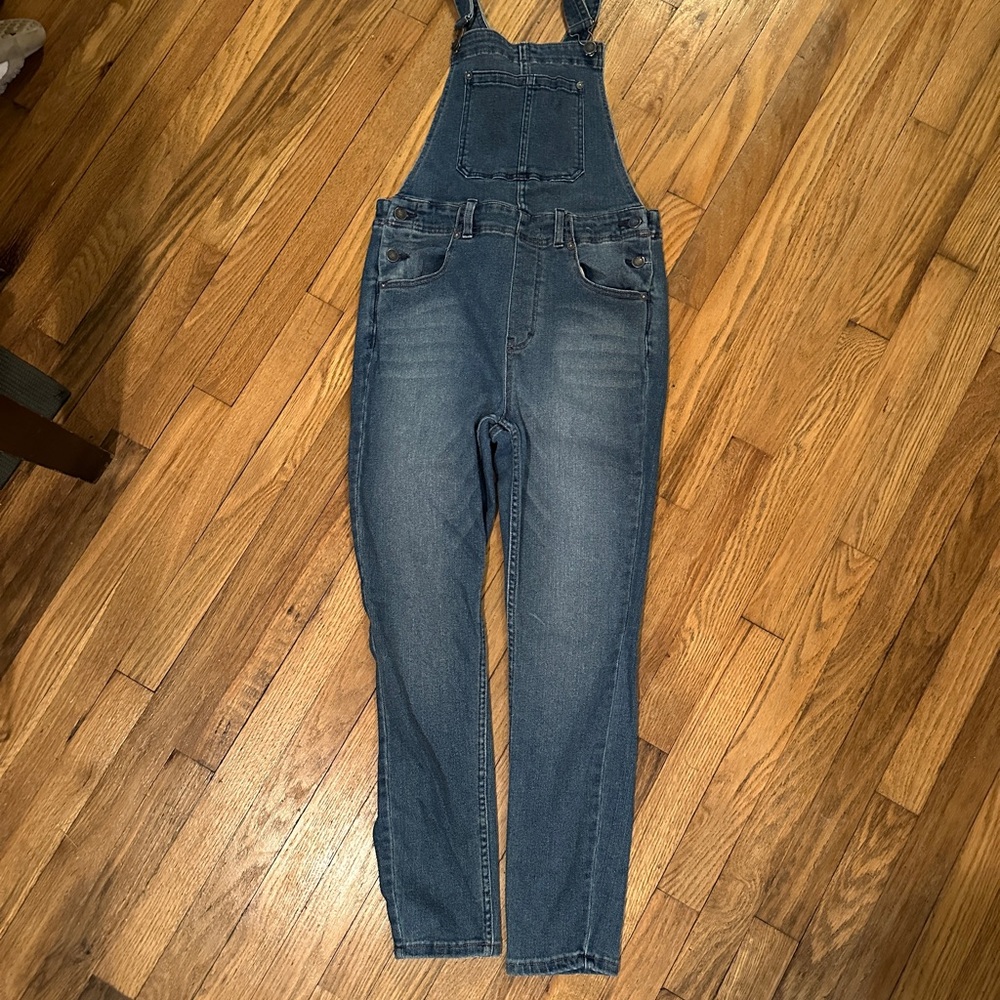 Free People Denim Overalls